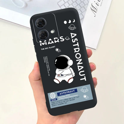 For Motorola Moto G54 Case Moto G84 Phone Cover Cute Astronaut Slim TPU Soft Silicone Funda For MotoG54 MotoG84 5G XT2343-1 Capa