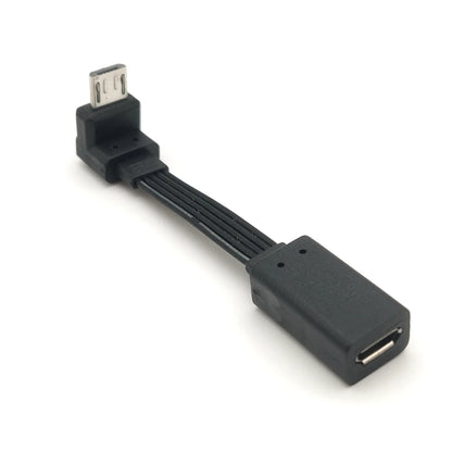 5CM 10CM 20CM MicroUSB panel mounting connector female Micro USB 5-pin.extension cable 30cm 50cm, with screw holes