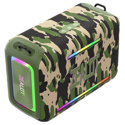 ZEALOT S95 120W Portable Bluetooth Speaker High Volume Waterproof 24000mAh Wireless TWS Subwoofer Suporrt USB/TF/AUX RGB Light.