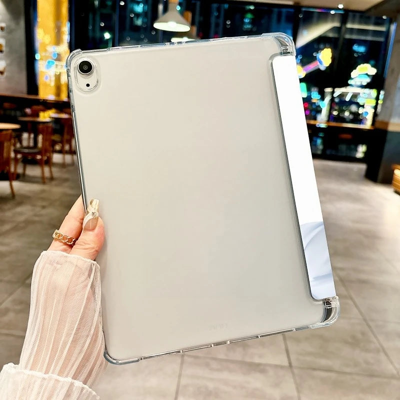 Pure&noble/elegant&fragrant Lily PAD CASE For iPad pro 10/11/2020/6th/7th /8th /Air 3rd/Air 4th/9th gen/Air 5th Gen 2022/Air 11