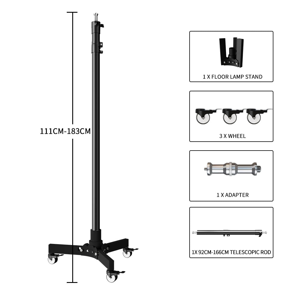 Super Stable Stainless Steel Big Tripod 2.8M Foldable Lighting Stand Tripod Photography For Fill Spot Light Softbox Photo Studio