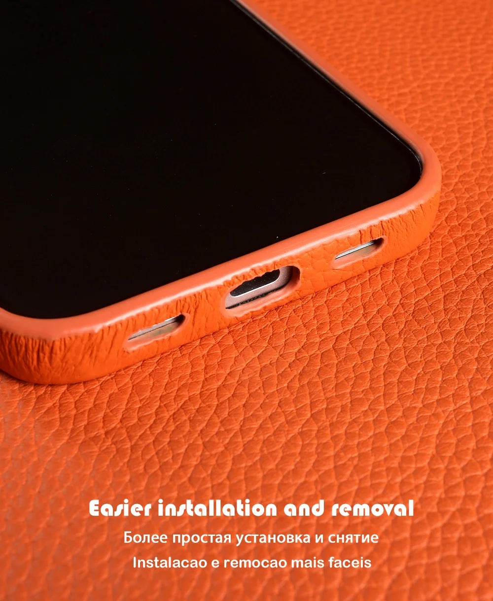 Genuine Leather Magnetic Case for Google Pixel 11 Pro Pixel 10 9 7 8 6 Full Protection Magnet for Magsafe Cases Shockproof Cover