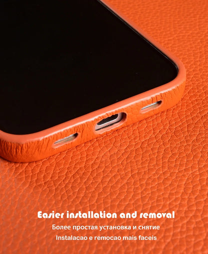 Genuine Leather Magnetic Case for Google Pixel 11 Pro Pixel 10 9 7 8 6 Full Protection Magnet for Magsafe Cases Shockproof Cover