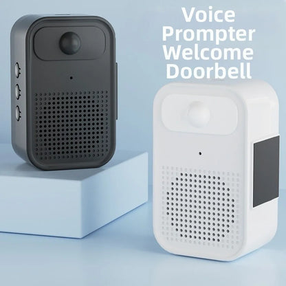 Infrared Sensor Welcome Doorbell Recording Function Wireless Door Greeter Sensor Alarm Anti-theft Smart Door Bell Chime
