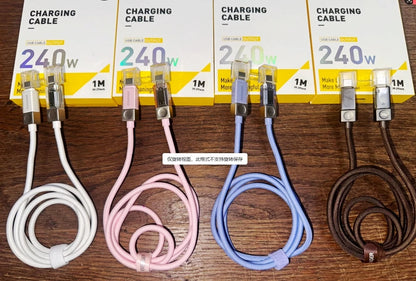 Essager 240W USB C Cable for iPhone 18 17 16 Plus Pro Max Macbook iPad Supercharge Fast Charger Type C Cable for Xiaomi Samsung