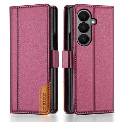 Luxury Leather Wallet Cover for Samsung Galaxy Z Fold 7 5G 2025 Flip Case Magnetic Book Business ZFold 3 4 5 6 Fold7 RFID Cover