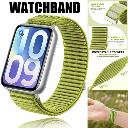 Nylon Loop Braided Strap for Xiaomi Mi Band 10 Pro/9 Pro/8 Pro Wave Soft Breathable Band Replaceable for Redmi Watch 6 5 4 Belt