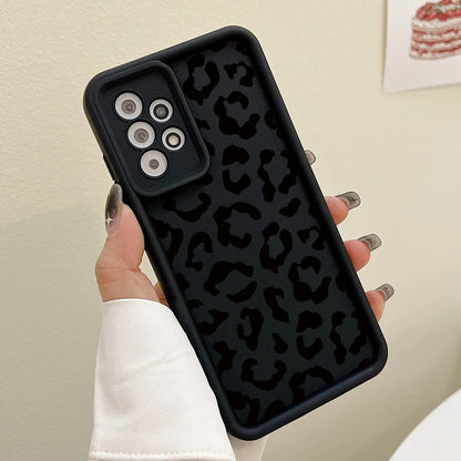 Leopard Pattern Case For Samsung Galaxy S25 Ultra Case Samsung S26 Ultra S24 FE S25 Plus S23 S22 S21 S20 FE A73 5G Cases Cover