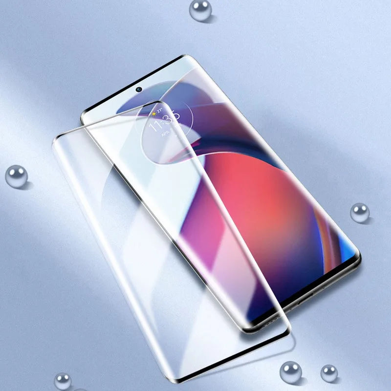 Fingerprint Curved Screen Protectors For Samsung Galaxy S23 S24 Ultra S25 S26 S22 S21 S20 Note 10 20 Ultra S10e Tempered Glass
