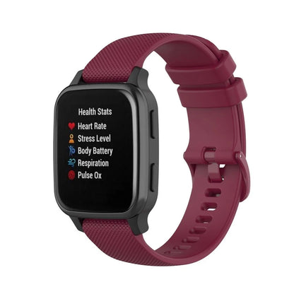 20mm 18 22 Silicone Strap For Garmin Venu SQ Venu 2 Plus Galaxy Smart Watch Band for Xiaomi Huami Amazfit GTR GTS Bip S/U