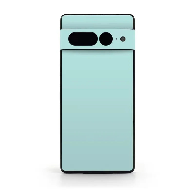 Plain Color Decal Skin for Google Pixel 10 9 8 7 Pro 6A 6 Back Screen Protector Film Cover Case Macaroon 3M Wrap Matte Sticker