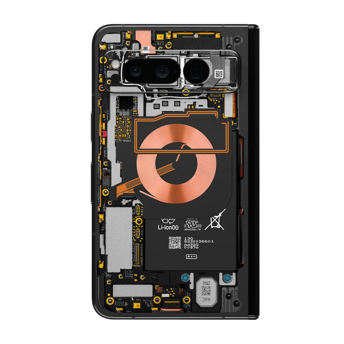 Colorful Skin For Pixel Fold 10 9 Pro XL Back Film Google 8 Sticker 8A Protective Decal Wrap Phone Soft Back Screen Protector
