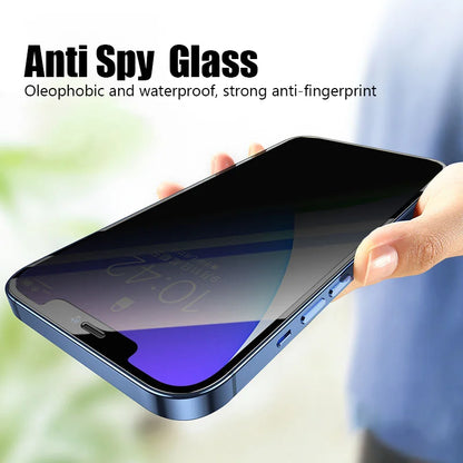 2PCS Privacy Tempered Glass For iPhone 14 Pro Max 12 13 Mini 15 11 Pro Max Screen Protector For iPhone 8 7Plus XS Max XR X Glass