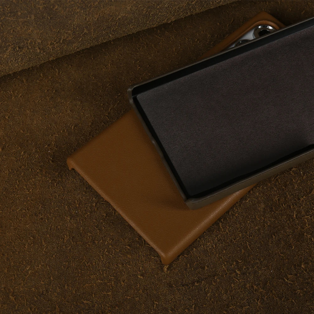 Handmade Premium Genuine Leather Magnetic Case for Samsung Galaxy S25 Ultra Case S24FE S23 S22 S21 S20 Note20Ultra Magsafe Cover