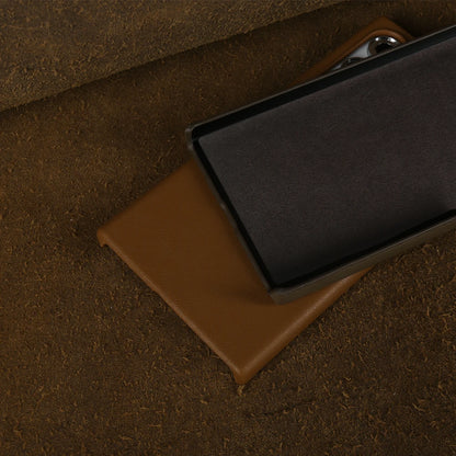 Handmade Premium Genuine Leather Magnetic Case for Samsung Galaxy S25 Ultra Case S24FE S23 S22 S21 S20 Note20Ultra Magsafe Cover