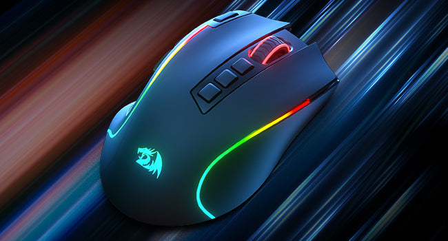 Redragon M612 PRO BT & 2.4RGB Gaming Mouse, 8000 DPI Wired/Wireless Optical Gamer Mice 11 Programmable Buttons & 6 Backlit Modes
